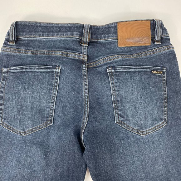 Mens Volcom Vorta Slim Straight Denim Jeans 30 - Picture 4 of 12